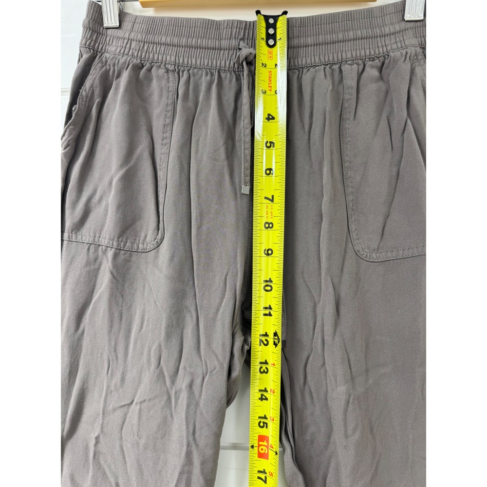 Becool Women Charcoal Grey Elastic Waist Drawstring Jogger Pants Size Medium - Picture 5 of 7